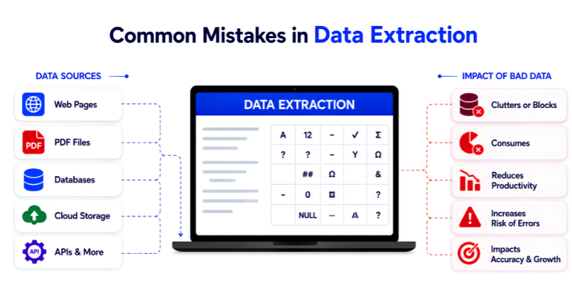 What Are the Common Mistakes in Data Extraction and How To Avoid Them?