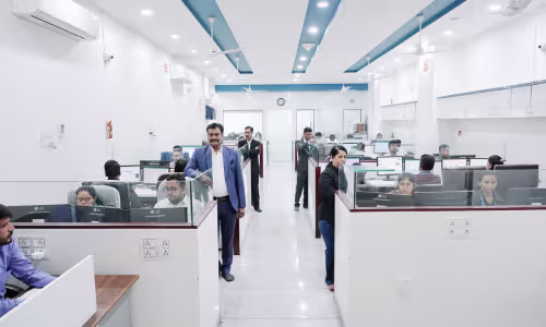 Om Data Entry India office interior