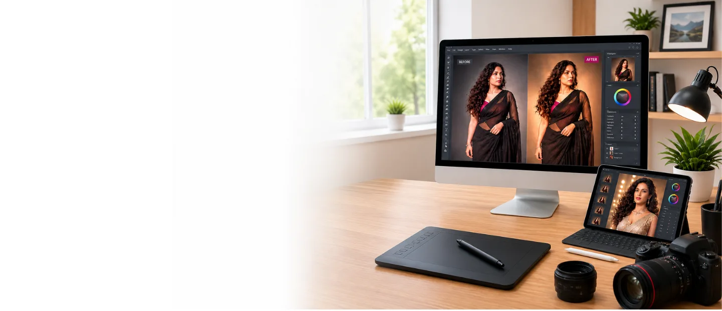 Fashion Glamour Photo Editing Services