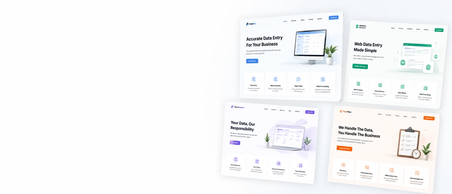 Website Data Entry Services